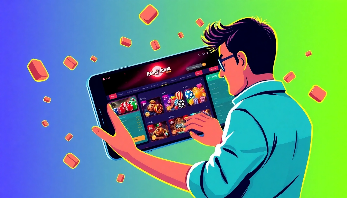 Reddy Anna Book platform shown on a smartphone with live betting and casino games, highlighting ease of use and security for users.