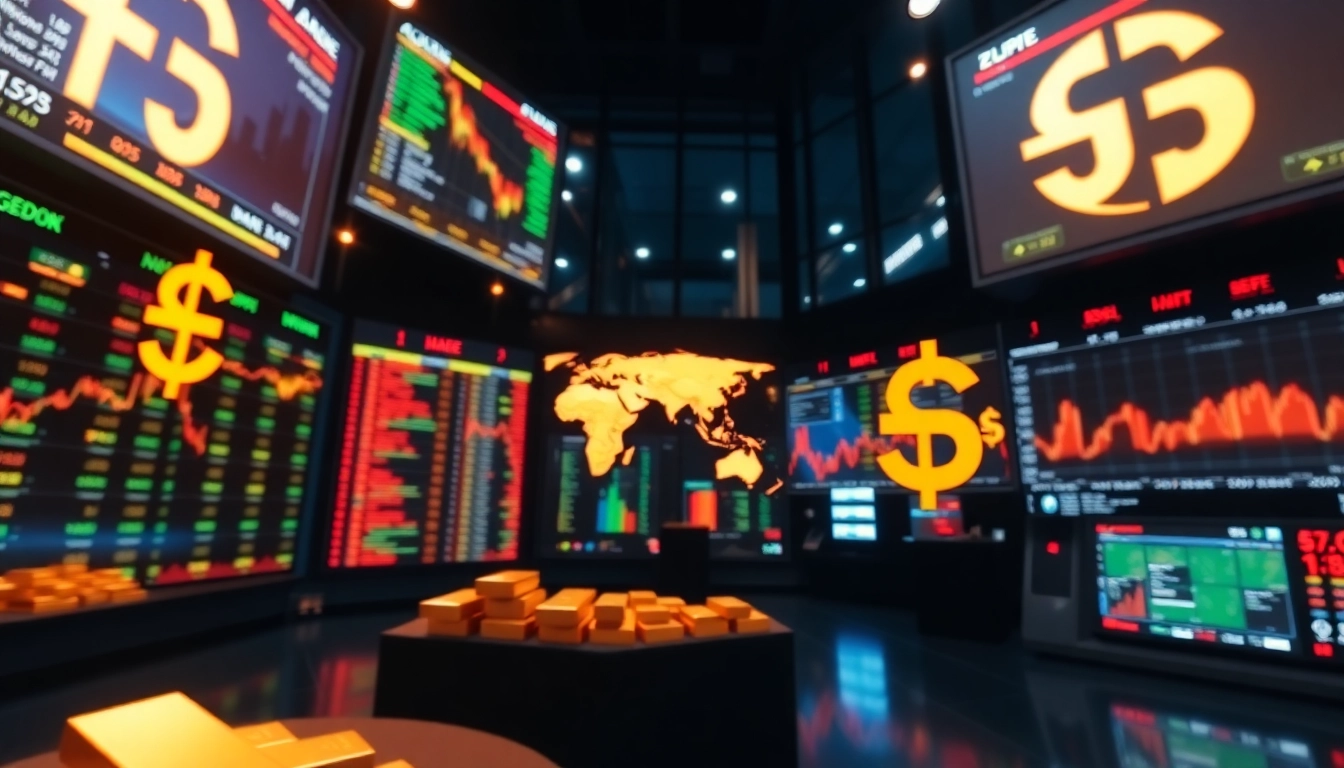 Global Trading News highlights stock markets, gold records, and currency shifts in real-time