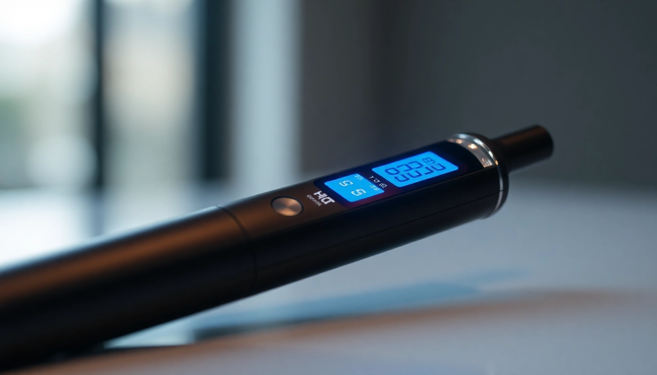 Hitz 2g reviews showcase a premium disposable vape with an animated LCD screen and sleek