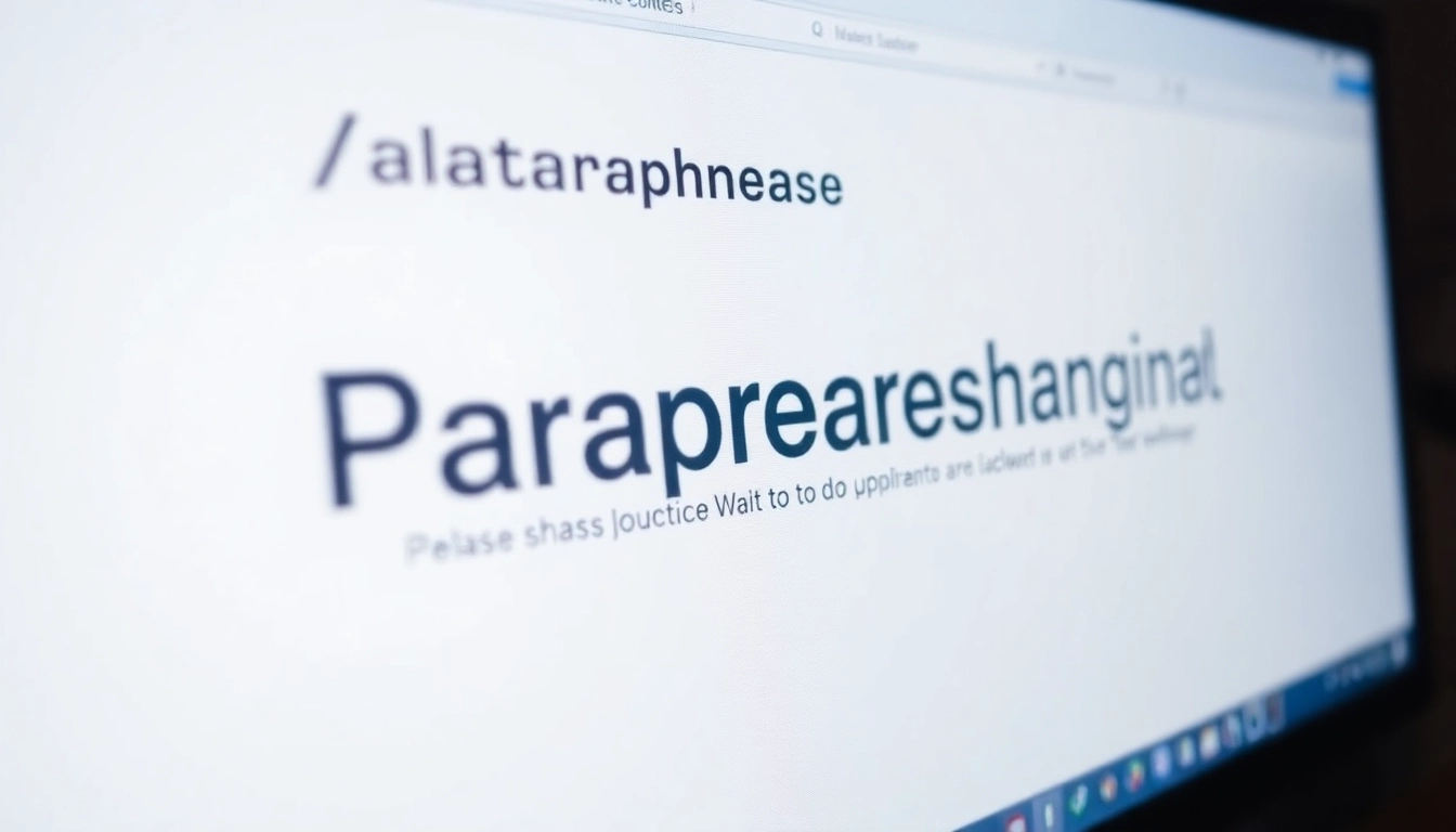 Mastering Paraphraser Tools: Techniques to Refine Your Content Effortlessly